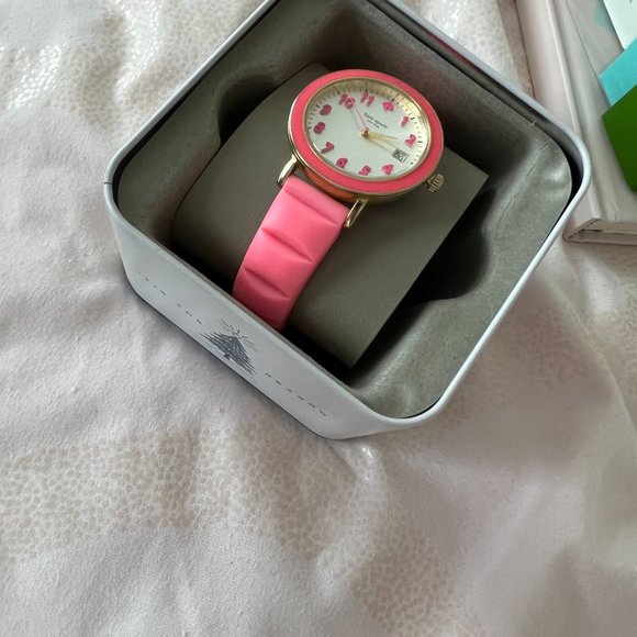kate spade pink coral silicone watch like new! - Picture 8 of 12